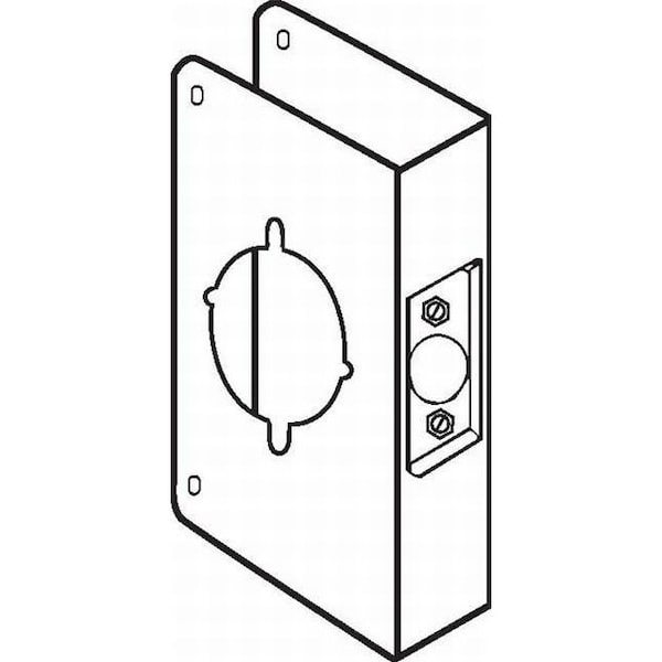 Classic Wrap Around for Deadbolt with 1-1/2" Hole with 2-3/4" Backset and 1-3/8" Door